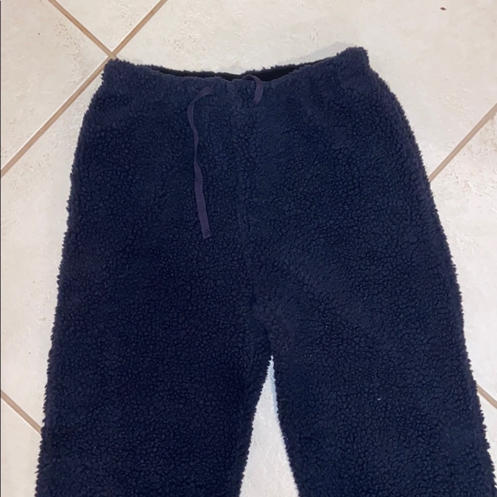 RARE Sherpa Brandy Melville Teddy Sweatpants